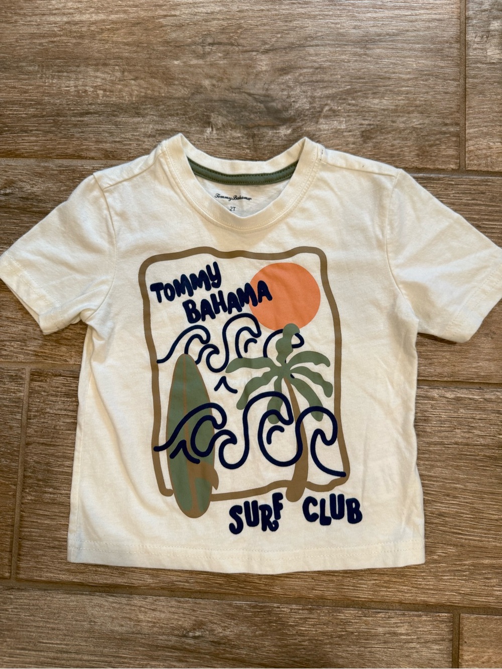 Tommy Bahama Surf Club Graphic Tee Boys Size 2T